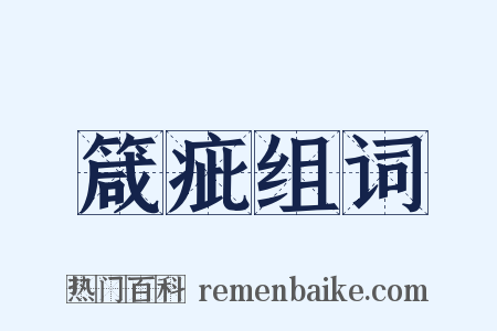 箴疵组词是什么意思的图片